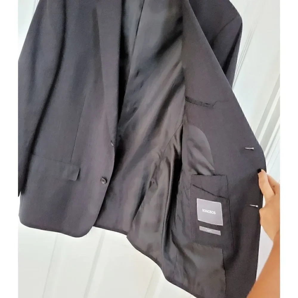 Bonobos Daily Grind Slim Wool Suit Jacket 44R